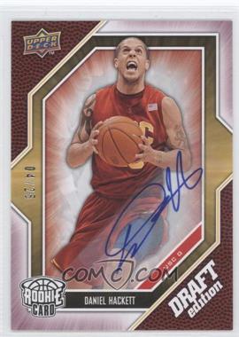 2009-10 Upper Deck Draft Edition - [Base] - Autograph Red #57 - Daniel Hackett /25