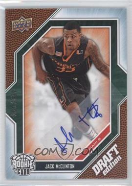 2009-10 Upper Deck Draft Edition - [Base] - Autograph Silver #16 - Jack McClinton /999