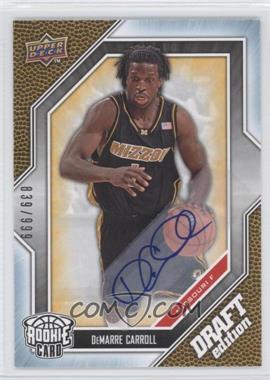 2009-10 Upper Deck Draft Edition - [Base] - Autograph Silver #25 - DeMarre Carroll /999