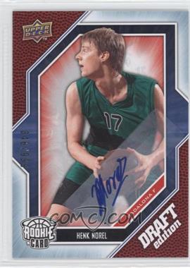 2009-10 Upper Deck Draft Edition - [Base] - Autograph Silver #38 - Henk Norel /999