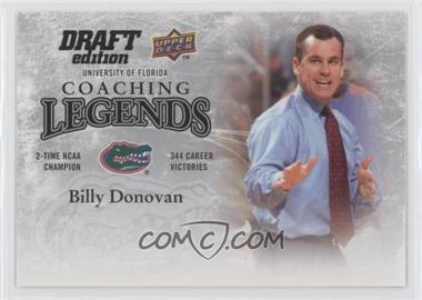 2009-10 Upper Deck Draft Edition - Coaching Legends #CL-BD - Billy Donovan