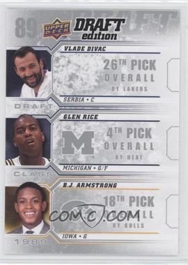 2009-10 Upper Deck Draft Edition - Draft Class #D-89 - Vlade Divac, Glen Rice, B.J. Armstrong