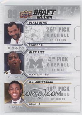 2009-10 Upper Deck Draft Edition - Draft Class #D-89 - Vlade Divac, Glen Rice, B.J. Armstrong