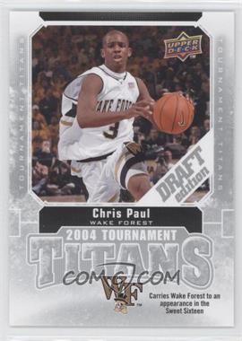 2009-10 Upper Deck Draft Edition - Tournament Titans #TT-CP - Chris Paul