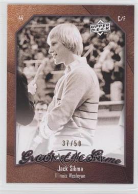 2009-10 Upper Deck Greats of the Game - [Base] - 50 #27 - Jack Sikma /50