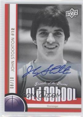 2009-10 Upper Deck Greats of the Game - [Base] - Autographs #156 - John Stockton /10