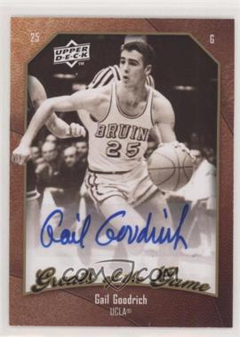 2009-10 Upper Deck Greats of the Game - [Base] - Autographs #46 - Gail Goodrich