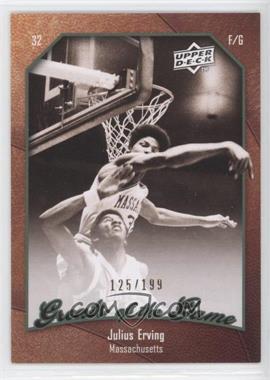2009-10 Upper Deck Greats of the Game - [Base] - Numbered to 199 #12 - Julius Erving /199