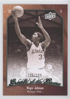 2009-10 Upper Deck Greats of the Game - [Base] - Numbered to 199 #39 - Magic Johnson /199