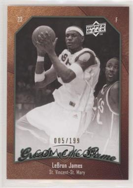 2009-10 Upper Deck Greats of the Game - [Base] - Numbered to 199 #40 - LeBron James /199