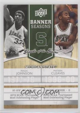 2009-10 Upper Deck Greats of the Game - [Base] #130 - Mateen Cleaves, Magic Johnson