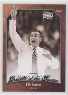 2009-10 Upper Deck Greats of the Game - [Base] #29 - Billy Donovan