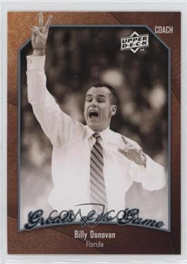 2009-10 Upper Deck Greats of the Game - [Base] #29 - Billy Donovan