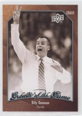 2009-10 Upper Deck Greats of the Game - [Base] #29 - Billy Donovan