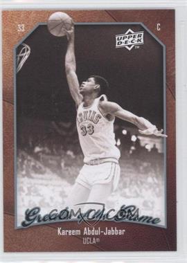 2009-10 Upper Deck Greats of the Game - [Base] #65 - Kareem Abdul-Jabbar