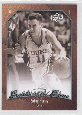 2009-10 Upper Deck Greats of the Game - [Base] #70 - Bobby Hurley