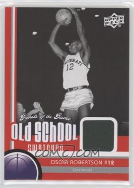 2009-10 Upper Deck Greats of the Game - Old School Swatches #OS-33 - Oscar Robertson