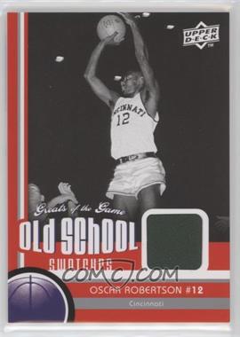 2009-10 Upper Deck Greats of the Game - Old School Swatches #OS-33 - Oscar Robertson