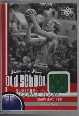 2009-10 Upper Deck Greats of the Game - Old School Swatches #OS-4 - Larry Bird [Noted]