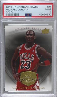 2009-10 Upper Deck Jordan Legacy Hall of Fame Edition - Box Set [Base] #21 - Michael Jordan /30000 [PSA 9 MINT]