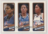 Alana Beard, Monique Currie, Tasha Humphrey #/399