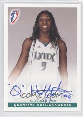 2009 Rittenhouse WNBA - Rookies Autographs #QAHO - Quanitra Hollingsworth