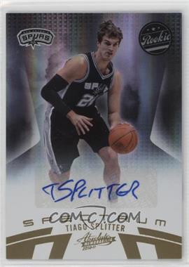 2010-11 Absolute Memorabilia - [Base] - Gold Spectrum Autographs #143 - Tiago Splitter /199