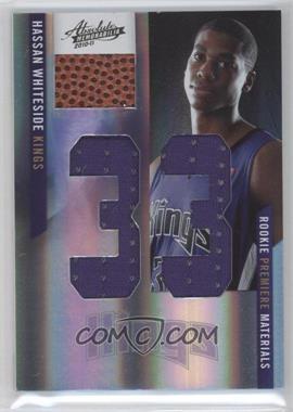 2010-11 Absolute Memorabilia - [Base] - Jumbo Jersey Number w/ Ball #181 - Rookie Premiere Materials - Hassan Whiteside /25