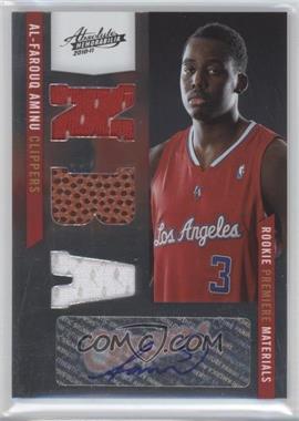 2010-11 Absolute Memorabilia - [Base] #158 - Rookie Premiere Materials - Al-Farouq Aminu /399