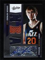 Rookie Premiere Materials - Gordon Hayward #/499