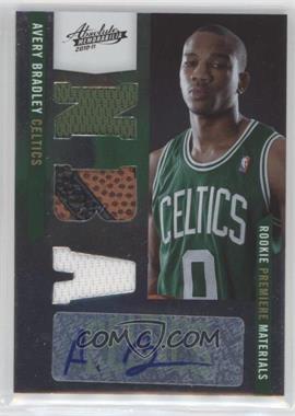 2010-11 Absolute Memorabilia - [Base] #169 - Rookie Premiere Materials - Avery Bradley /499