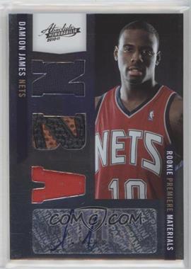 2010-11 Absolute Memorabilia - [Base] #173 - Rookie Premiere Materials - Damion James /299