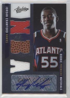 2010-11 Absolute Memorabilia - [Base] #176 - Rookie Premiere Materials - Jordan Crawford /499