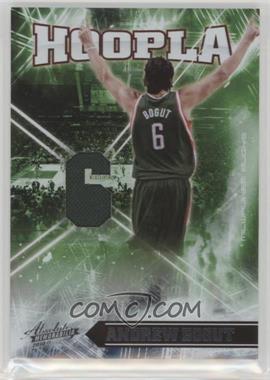 2010-11 Absolute Memorabilia - Hoopla - Jersey Number Materials #1 - Andrew Bogut /25