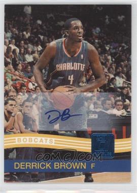 2010-11 Donruss - [Base] - Signatures #164 - Derrick Brown /399