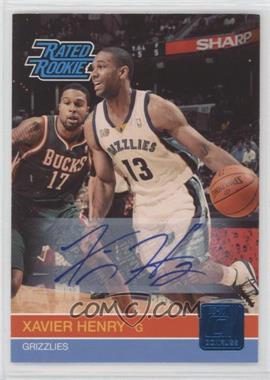 2010-11 Donruss - [Base] - Signatures #239 - Rated Rookie - Xavier Henry /399