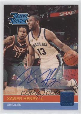 2010-11 Donruss - [Base] - Signatures #239 - Rated Rookie - Xavier Henry /399