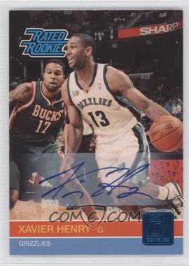2010-11 Donruss - [Base] - Signatures #239 - Rated Rookie - Xavier Henry /399