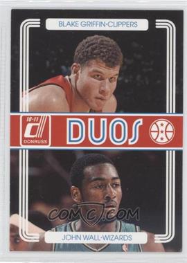 2010-11 Donruss - Duos #4 - John Wall, Blake Griffin