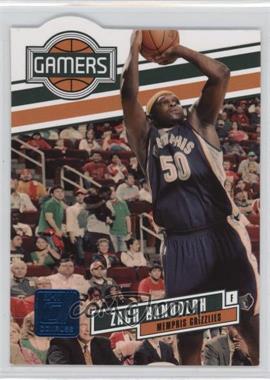 2010-11 Donruss - Gamers - Sapphire Die-Cut #17 - Zach Randolph /49