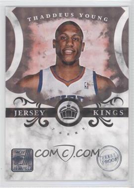2010-11 Donruss - Jersey Kings - Press Proof #8 - Thaddeus Young /100