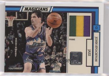 2010-11 Donruss - Magicians - Materials Prime #8 - John Stockton /49