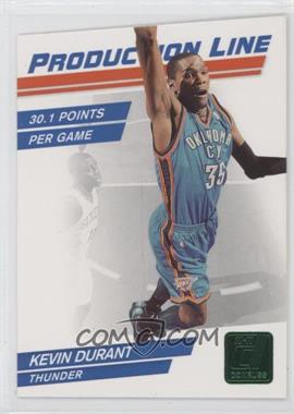 2010-11 Donruss - Production Line - Emerald Die-Cut #1 - Kevin Durant