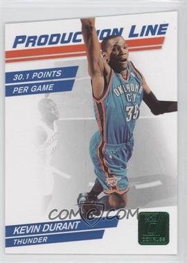 2010-11 Donruss - Production Line - Emerald Die-Cut #1 - Kevin Durant