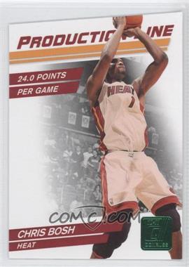 2010-11 Donruss - Production Line - Emerald Die-Cut #9 - Chris Bosh