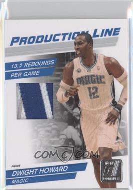 2010-11 Donruss - Production Line - Materials Prime #21 - Dwight Howard /10