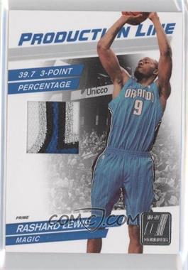 2010-11 Donruss - Production Line - Materials Prime #95 - Rashard Lewis /25