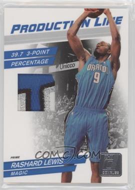 2010-11 Donruss - Production Line - Materials Prime #95 - Rashard Lewis /25