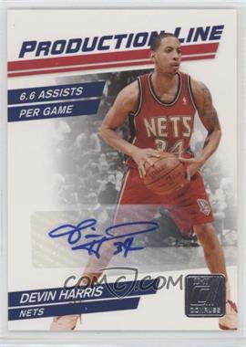 2010-11 Donruss - Production Line - Materials Signatures #50 - Devin Harris /25