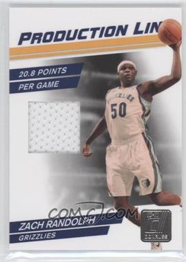 2010-11 Donruss - Production Line - Materials #15 - Zach Randolph /399